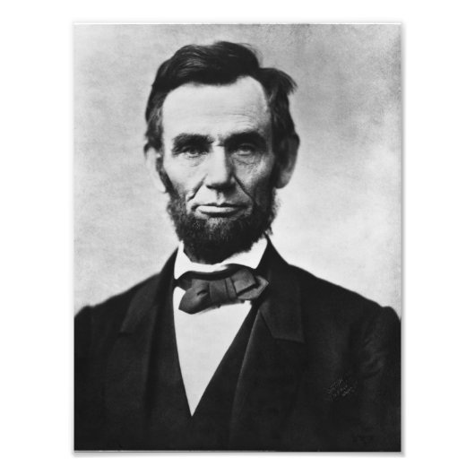 Impression Photo Abraham Lincoln Portrait (Devant)