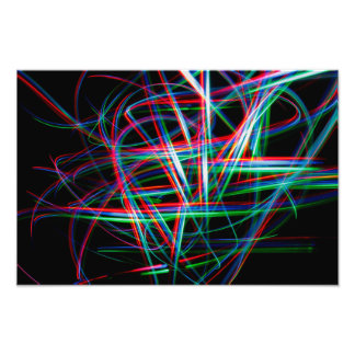 Impression Photo Abstract colourful light streaks