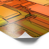 Impression Photo abstrait (Coin)