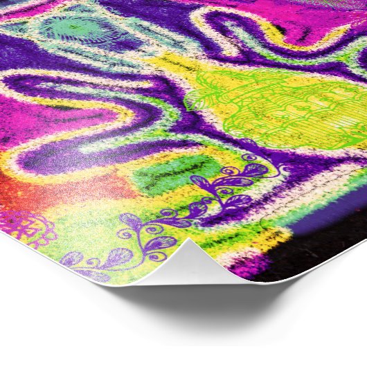 Impression Photo Abstrait (Coin)