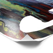 Impression Photo Abstrait Brontosaurus Silhouette. (Coin)