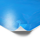 Impression Photo Abstrait de Cobalt Echo Repos (Coin)