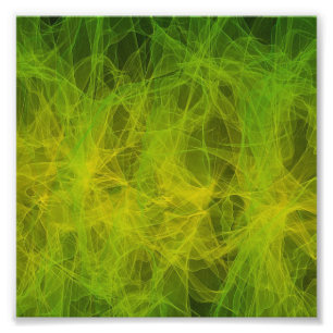 Impression Photo Abstrait de feux verts et jaunes
