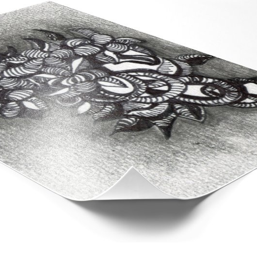 Impression Photo Abstrait Inspiré. Une grappe de angles (Coin)