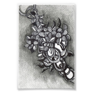 Impression Photo Abstrait Inspiré. Une grappe de angles