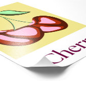 Impression Photo Abstrait Moderne Fruit Cherry Wall Art (Coin)