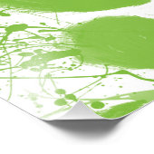 Impression Photo Abstrait vert (Coin)