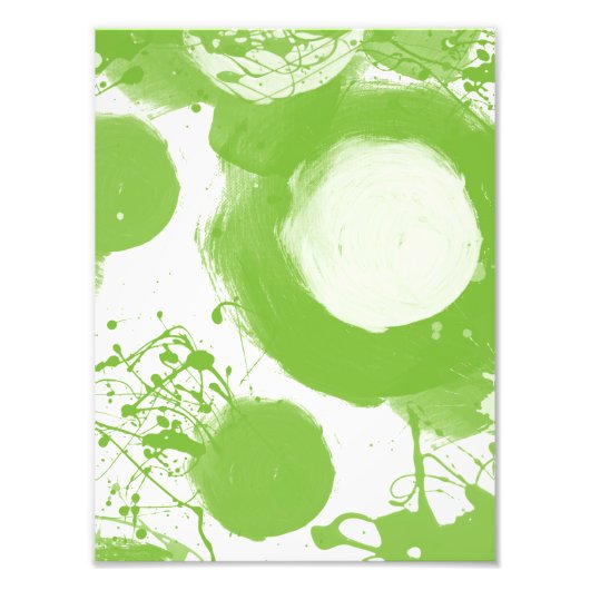 Impression Photo Abstrait vert (Devant)