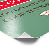 Impression Photo Accueil Cuisine, signer, ajouter ou modifier du te (Coin)