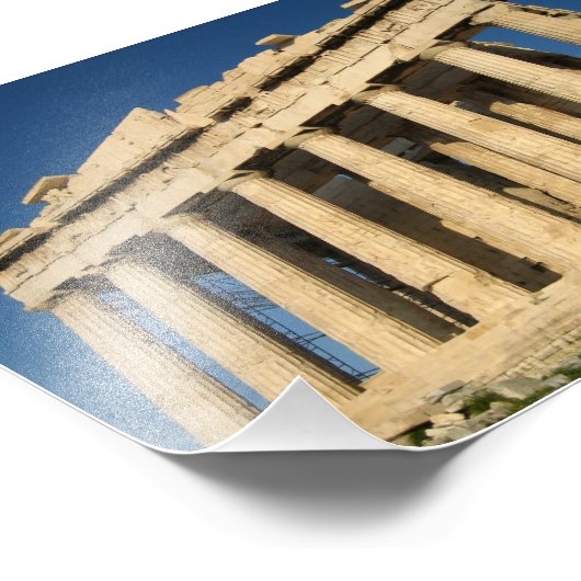 Impression Photo Acropole du Parthénon à Athènes (Coin)