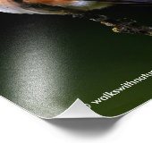 Impression Photo Adorable colibri roux à la branche (Coin)