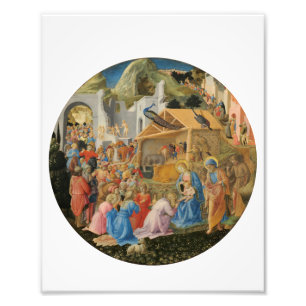 Impression Photo Adoration des Mages par Fra Angelico et Filippo