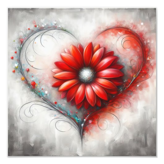 Impression Photo Affection en floraison (Devant)