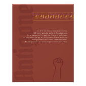 Impression Photo Affiche Antigone (Devant)