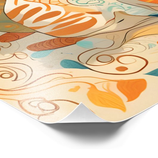 Impression Photo affiche apaisante pour chats (Coin)