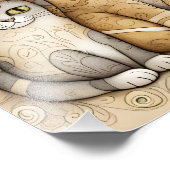 Impression Photo affiche apaisante pour chats (Coin)