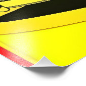 Impression Photo Affiche classique de voiture rétro (Coin)