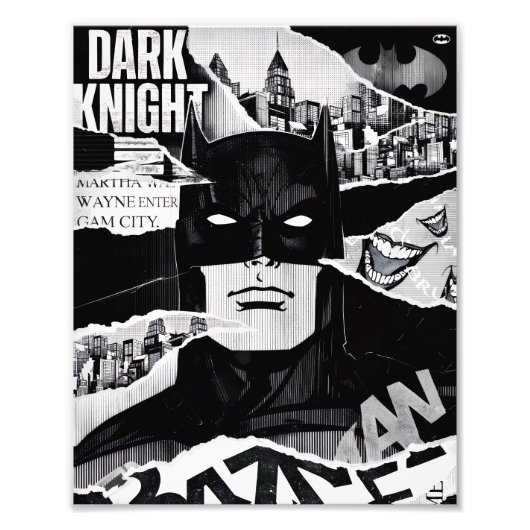 Impression Photo Affiche Dark Knight esthétique (Devant)