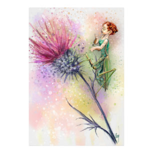 Impression Photo Affiche d'art de Mante Religieuse Mignonne