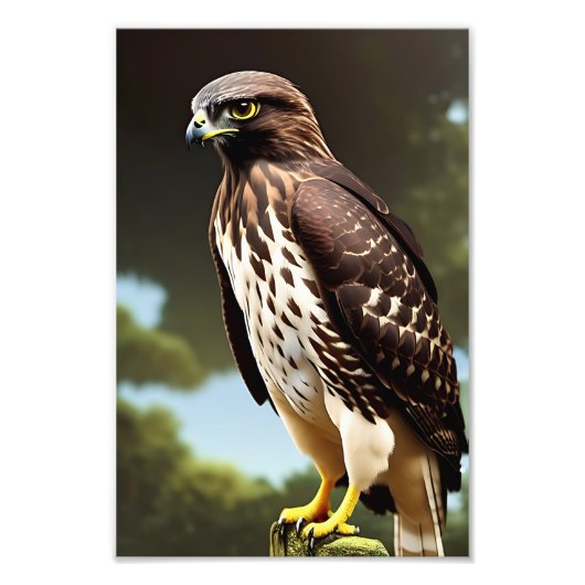 Impression Photo affiche d'art hawk (Devant)