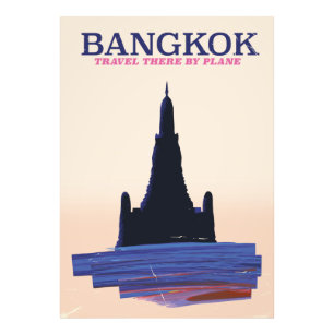 Impression Photo Affiche de Bangkok Wat Poh Travel