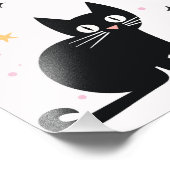 Impression Photo Affiche de bienvenue d'anniversaire Retro rose noi (Coin)