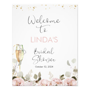 Impression Photo Affiche de bienvenue de la Fête des mariées de per