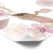 Impression Photo Affiche de bienvenue Fête des mariées Petals Prose (Coin)