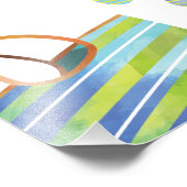 Impression Photo Affiche de bienvenue Fun Pool Party (Coin)