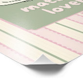 Impression Photo Affiche de boisson matcha décoration murale (Coin)