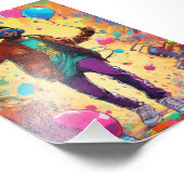 Impression Photo Affiche de concert hip hop des années 90 (Coin)