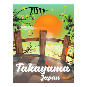 Impression Photo Affiche de fleur japonaise de Takayama.
