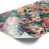 Impression Photo Affiche de fleurs éclatantes (Coin)