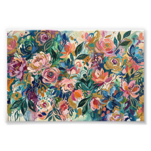 Impression Photo Affiche de fleurs éclatantes