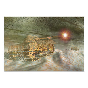 Impression Photo Affiche de guerre de Cyber