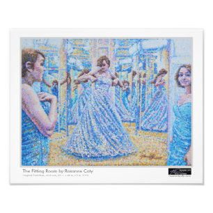 Impression Photo Affiche de la cabine d'essayage par Rosanne Coty