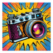 Impression Photo Affiche de la caméra ! (Devant)