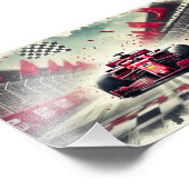 Impression Photo affiche de la formule 1 (Coin)