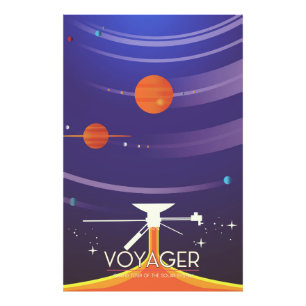 Impression Photo Affiche de la science du Grand Tour de Voyager