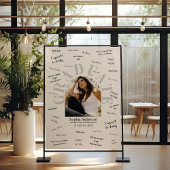 Impression Photo Affiche de signature de l'invité de diplôme