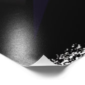 Impression Photo affiche de ski d'Andorre. (Coin)