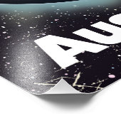 Impression Photo affiche de vacances vintage Australie (Coin)