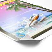 Impression Photo Affiche de vol pour Palawan Philippines (Coin)