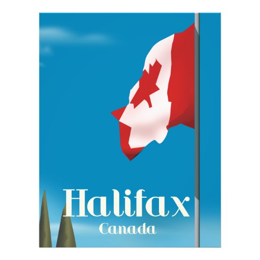 Impression Photo Affiche de voyage à Halifax Canada (Devant)