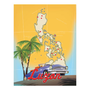 Impression Photo Affiche de voyage à Luzon Philippines