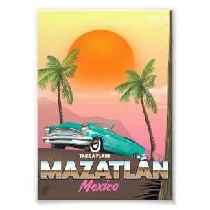 Impression Photo Affiche de voyage à Mazatlán au Mexique