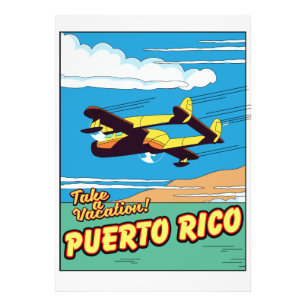 Impression Photo Affiche de voyage à Porto Rico