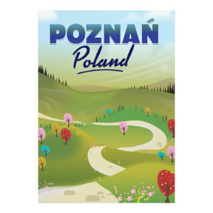 Impression Photo Affiche de voyage à Poznań Pologne.