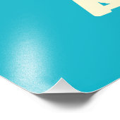 Impression Photo Affiche de voyage Amsterdam Cloggs et Tulips. (Coin)