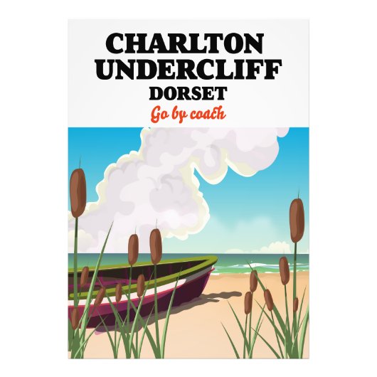 Impression Photo Affiche de voyage de Charlton Undercliff Beach, Do (Devant)